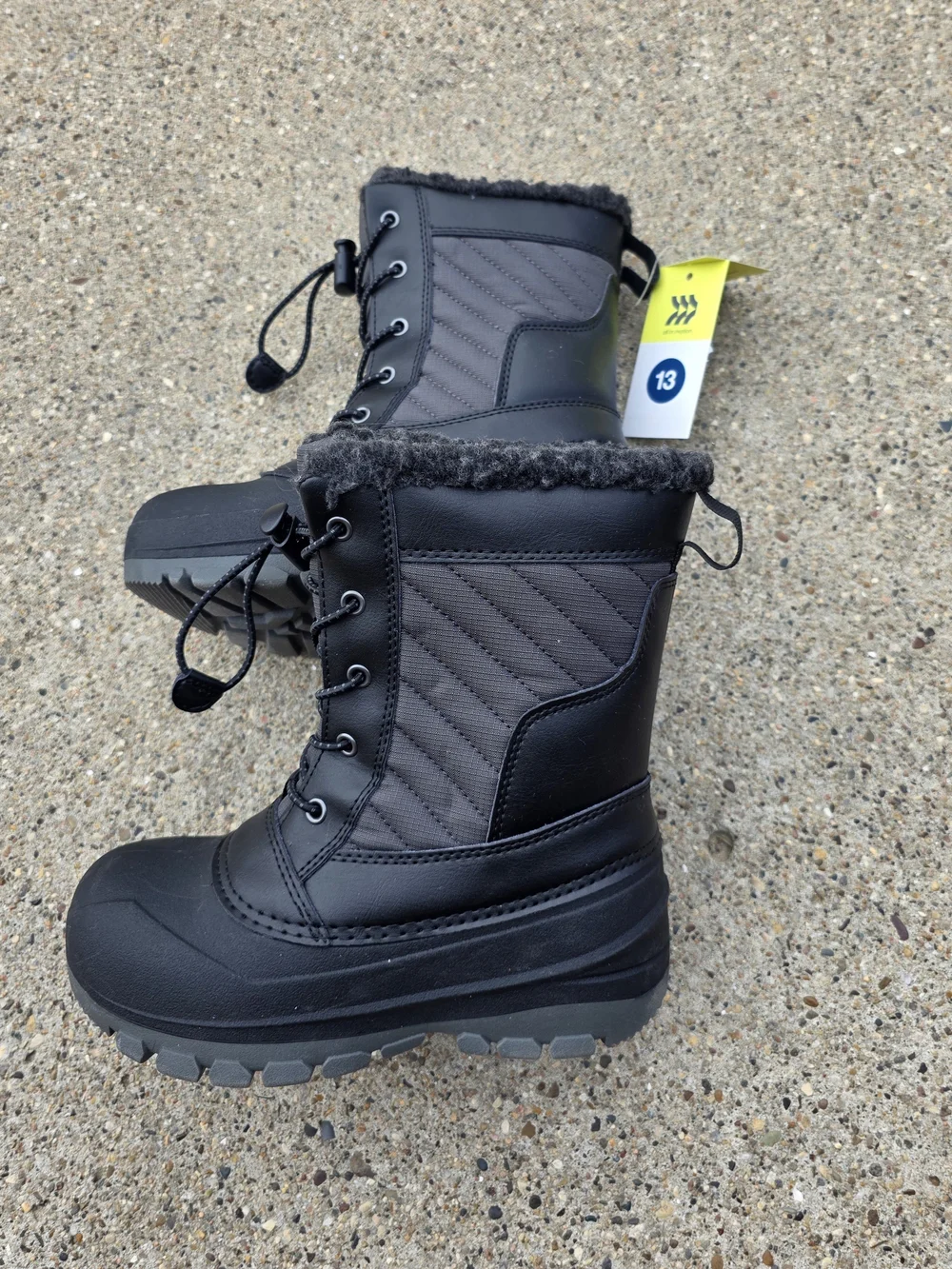 All In Motion Fleece-Lined Waterprood Winter Boots Boys 13
